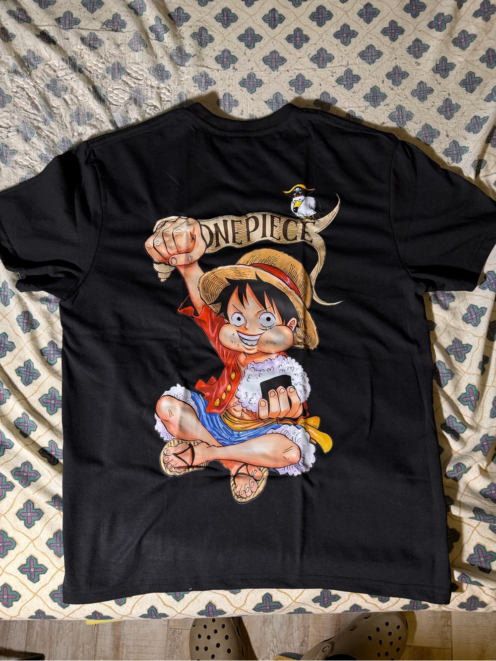 one piece luffy food shirt